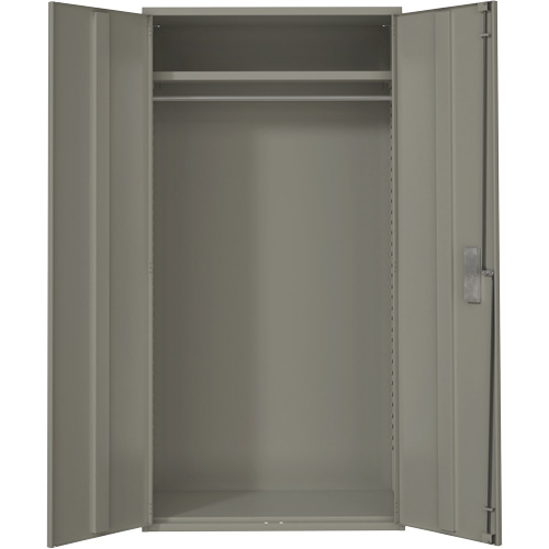 Armoire garde-robe, Acier, 36" la x 18" p x 72" h, Gris OCP Construction Supplies