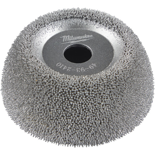 Meule &agrave; polir &agrave; contour &eacute;vas&eacute; 2" pour ponceuse pour pneus &agrave; basse vitesse M12 Fuel OCP Construction Supplies