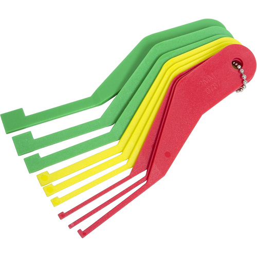 9-Piece Combination Brake Lining Thickness Gauge Set OCP Construction Supplies