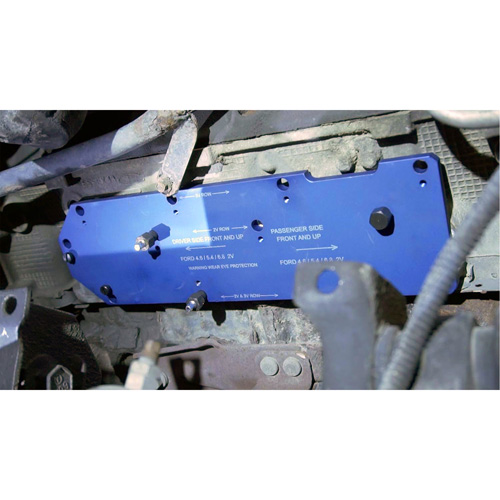 Gabarit de perçage pour installation sur collecteur pour Ford 4,6 L, 5,4 L, et 6,8 L OCP Construction Supplies