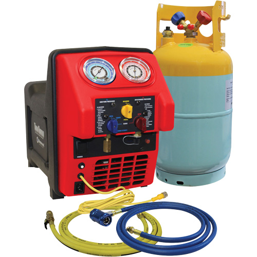 Spark Free Twin Turbo Refrigerant Recovery Machine For R1234Yf OCP Construction Supplies