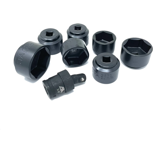 8 Pc. Extra-Low-Profile Oil Filter Socket Set OCP Construction Supplies