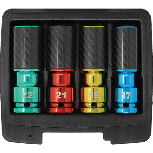 Lug Socket Set with Carbon Fiber Sleeves OCP Construction Supplies