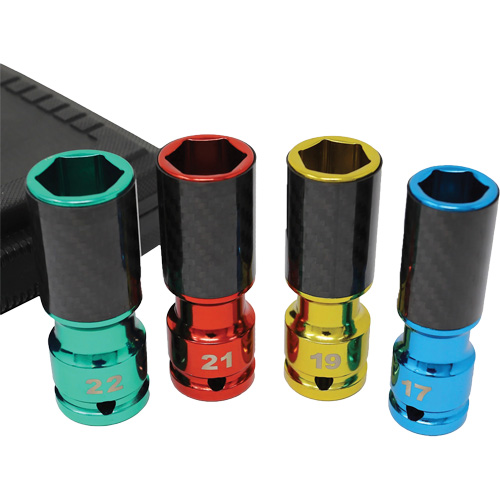Lug Socket Set with Carbon Fiber Sleeves OCP Construction Supplies