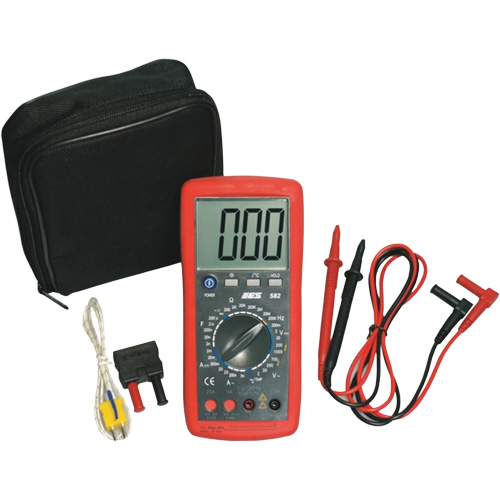 Deluxe Digital Multimeter with Amp Shutters OCP Construction Supplies