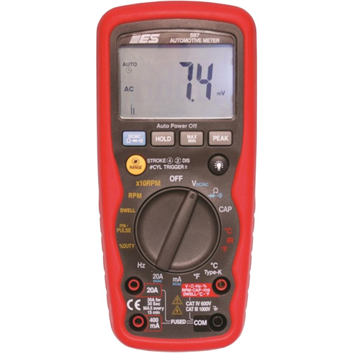 Premium Automotive Digital Multimeter with Case OCP Construction Supplies