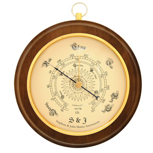 Decorative 8.5" Round Barometer OCP Construction Supplies