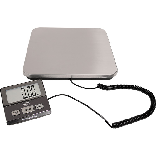 Balance de r&eacute;ception num&eacute;rique, Capacit&eacute; 220 lb, Graduations 1 lb OCP Construction Supplies