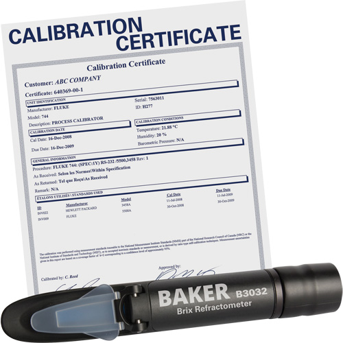 Refractometer with ISO Certificate, Analogue (Sight Glass), Br OCP Construction Supplies