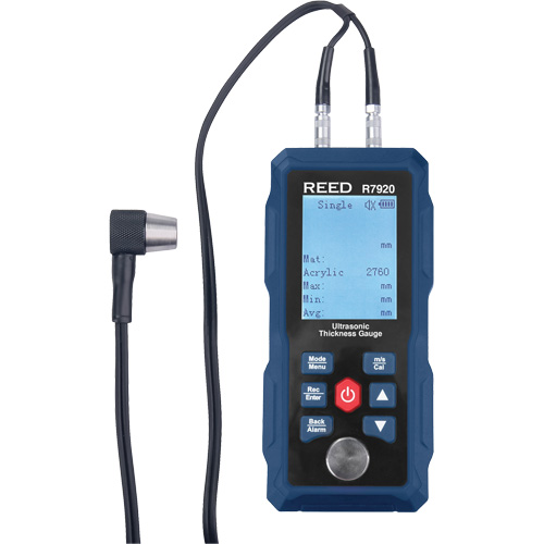 Thickness Gauge, Digital Display, Ultrasound, 0.04" - 11.8" (1 mm - 300 mm) Range OCP Construction Supplies