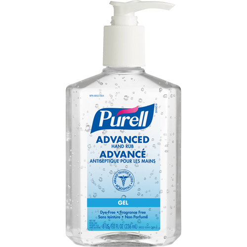 Advanced Hand Sanitizer, 236 ml, Pump Bottle, 70% Alcohol OCP Construction Supplies