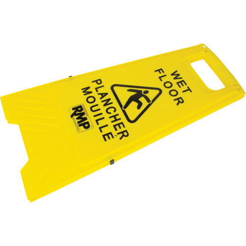 Safety Wet Floor Sign, Bilingual with Pictogram OCP Construction Supplies