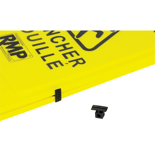 Safety Wet Floor Sign, Bilingual with Pictogram OCP Construction Supplies