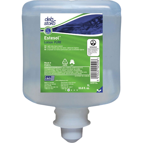 Estesol&reg; Pure Light-Duty Hand Cleaner, Cream, 1 L, Refill, Fresh Scent OCP Construction Supplies