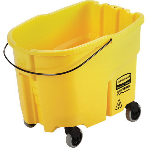 Seau pour vadrouille Wavebrake, Capacit&eacute; de 8.75 gal. US (35 pintes), Jaune OCP Construction Supplies