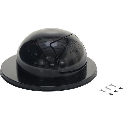 Drum Waste Disposal Top, Dome Lid, Metal, Fits Container Size: 23-1/2" Dia. OCP Construction Supplies