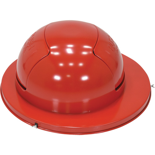 Drum Waste Disposal Top, Dome Lid, Metal, Fits Container Size: 23-1/2" Dia. OCP Construction Supplies