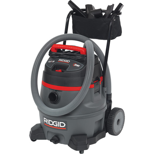 NXT Industrial Vacuum with Cart, Wet-Dry, 6 HP, 14 US Gal. (53 Litres) OCP Construction Supplies