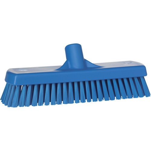 Brosse &agrave; r&eacute;curer pour planchers et murs, Crins Ferme, 12", Polyester, Bleu OCP Construction Supplies