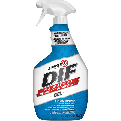 Gel d&eacute;capant pour papier peint DIF, 946 ml, Bouteille &agrave; g&acirc;chette OCP Construction Supplies