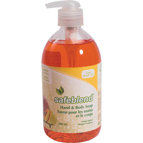 Savon pour les mains & le corps, 500 ml, Mangue papaye, Bouteille OCP Construction Supplies