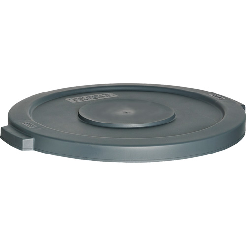 Couvercle pour contenant &agrave; d&eacute;chets, Couvercle plat, Plastique, Convient aux contenants 24" dia. OCP Construction Supplies