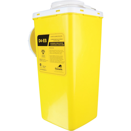 Contenant interne pour unit&eacute; de mise aux rebuts tranchants biom&eacute;dicaux, Capacit&eacute; de 4 L OCP Construction Supplies