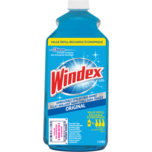 Recharge de nettoyant pour vitres Windex, 2 L, Bouteille OCP Construction Supplies