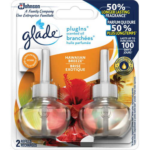 Recharge Glade Branch&eacute;es huile parfum&eacute;e, Brise exotique, Cartouche OCP Construction Supplies