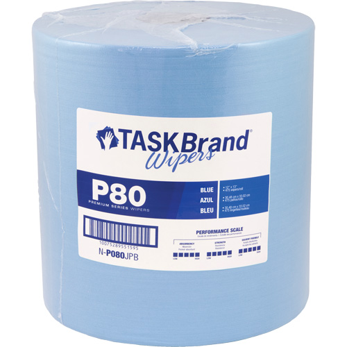 Chiffons de premi&egrave;re qualit&eacute; P80 TaskBrand, Robuste, 13" lo x 12" la OCP Construction Supplies
