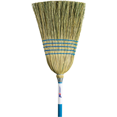 Balai de paille &agrave; usage l&eacute;ger pour int&eacute;rieur/ext&eacute;rieur, Cinq cordes, Manche Bois OCP Construction Supplies