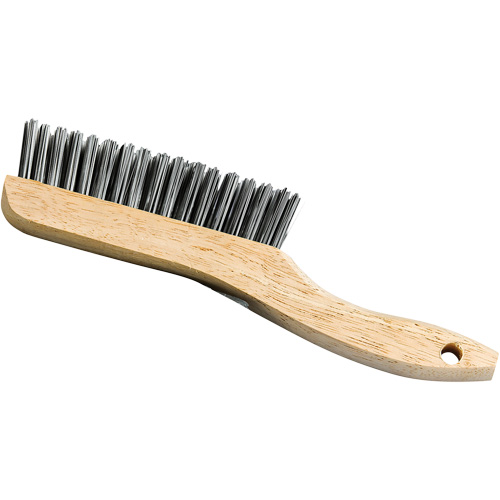 Brosse &agrave; manche en patin, Acier, 4 x 16 rangs de fils, Longueur 9-3/4" OCP Construction Supplies