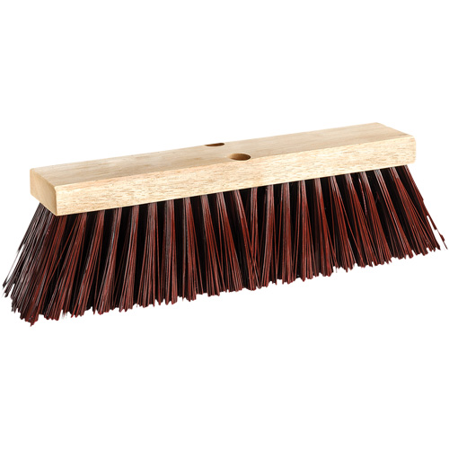 Balai-brosse de rue et d'&eacute;curie, 16", Extra-ferme, Soies Polypropyl&egrave;ne OCP Construction Supplies