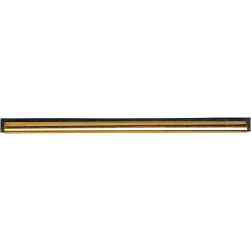 Window Squeegee Channel and Rubber, 12", Rubber, Brass Frame OCP Construction Supplies