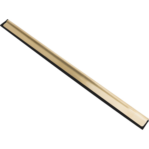 Lame de raclette &agrave; vitres, 14", Caoutchouc, Cadre Laiton OCP Construction Supplies