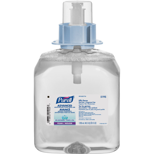 D&eacute;sinfectant pour les mains FMX-12 avanc&eacute;e et certifi&eacute;e &eacute;cologique, 1,2 L, Cartouche de recharge, 70 % alcool OCP Construction Supplies