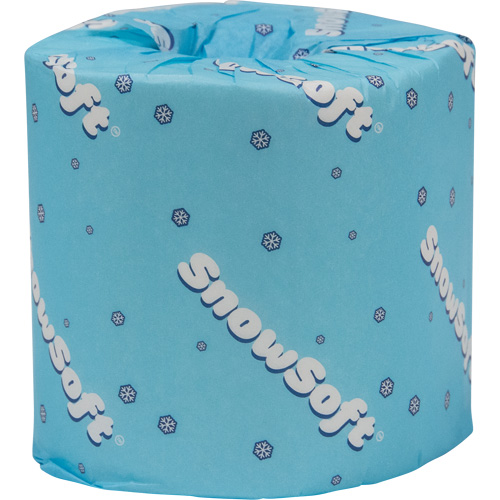 Papier hygi&eacute;nique de premi&egrave;re qualit&eacute; Snow Soft, 2 Pli, 420 Feuilles/Rouleu, Longueur 122', Blanc OCP Construction Supplies