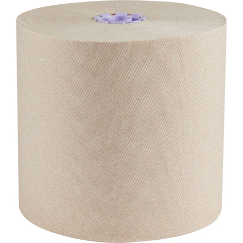 Essential 100% Recycled Brown Hard Roll Towels, 1 Ply, Standard, 700' L OCP Construction Supplies