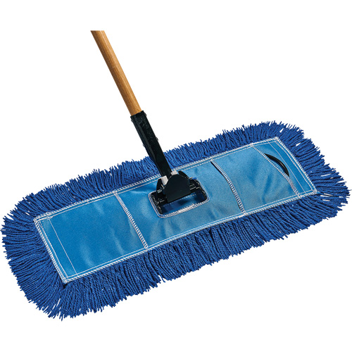 Vadrouille &agrave; &eacute;pousseter &eacute;conomique, Style &agrave; enfiler, Fil, 18" lo x 5" la OCP Construction Supplies