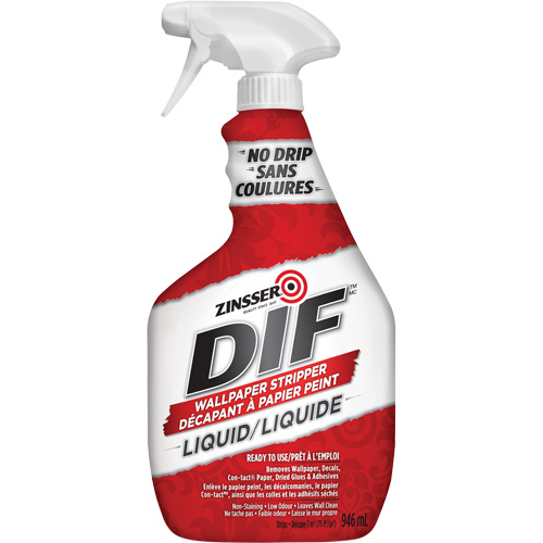 DIF&reg; Fast-Acting Wallpaper Stripper, 946 ml, Trigger Bottle OCP Construction Supplies