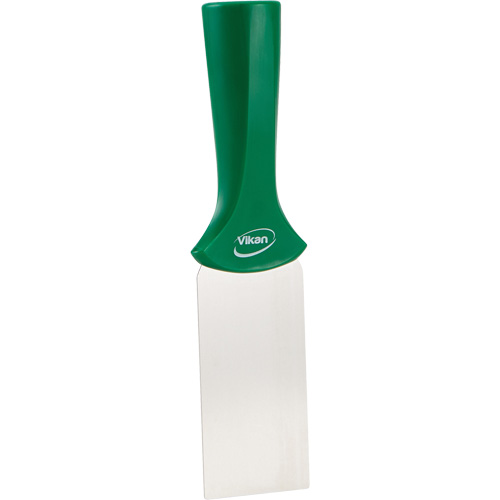 Handle-Mounted Stainless Steel Scraper, Green, 2" W x 8" L OCP Construction Supplies