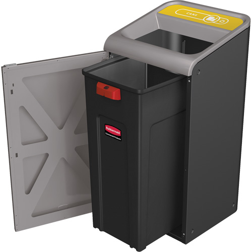 Conteneur pour d&eacute;chets de bidon Configure, Vrac/Bord de rue/De bureau, Acier, 23 gal. US OCP Construction Supplies