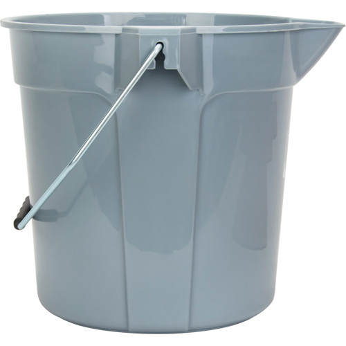Seau rond avec bec verseur, Capacit&eacute; de 2,64 gal. US (10,57 pintes), Gris OCP Construction Supplies