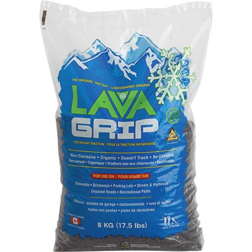 LavaGrip Traction-Aid, Container Size 17.6 lbs. (8 kg), Bag OCP Construction Supplies