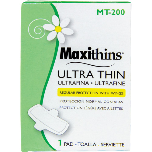 Serviettes Maxi Maxithins ultra minces avec ailes OCP Construction Supplies