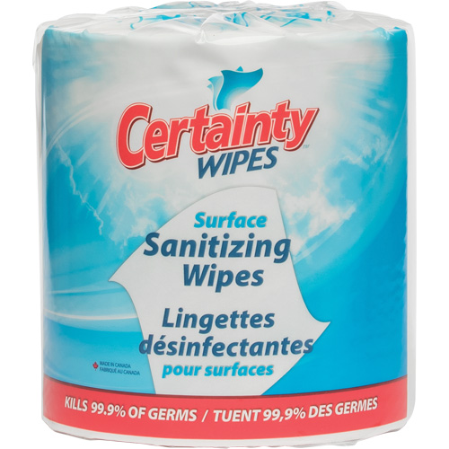 Lingettes d&eacute;sinfectantes pour surfaces, Pochette OCP Construction Supplies