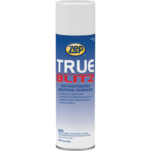 True Blitz Fast-Evaporating Industrial Degreaser, 14 oz., Aerosol Can OCP Construction Supplies