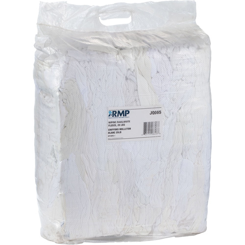 Chiffons, Molleton, Blanc, 20 lb OCP Construction Supplies
