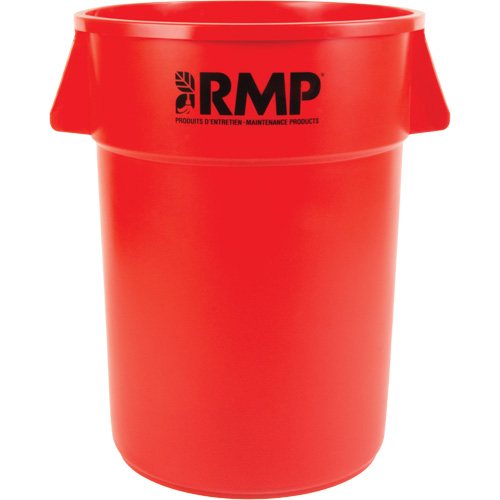 Garbage Bin, Polyethylene, 44 US gal. OCP Construction Supplies