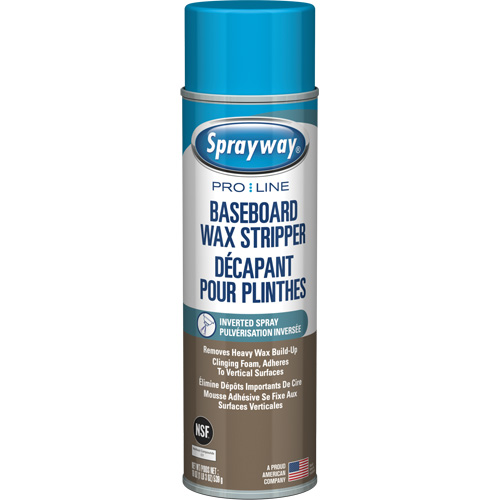 Baseboard Wax Stripper with Clinging Foam, 19 oz., Aerosol Can OCP Construction Supplies